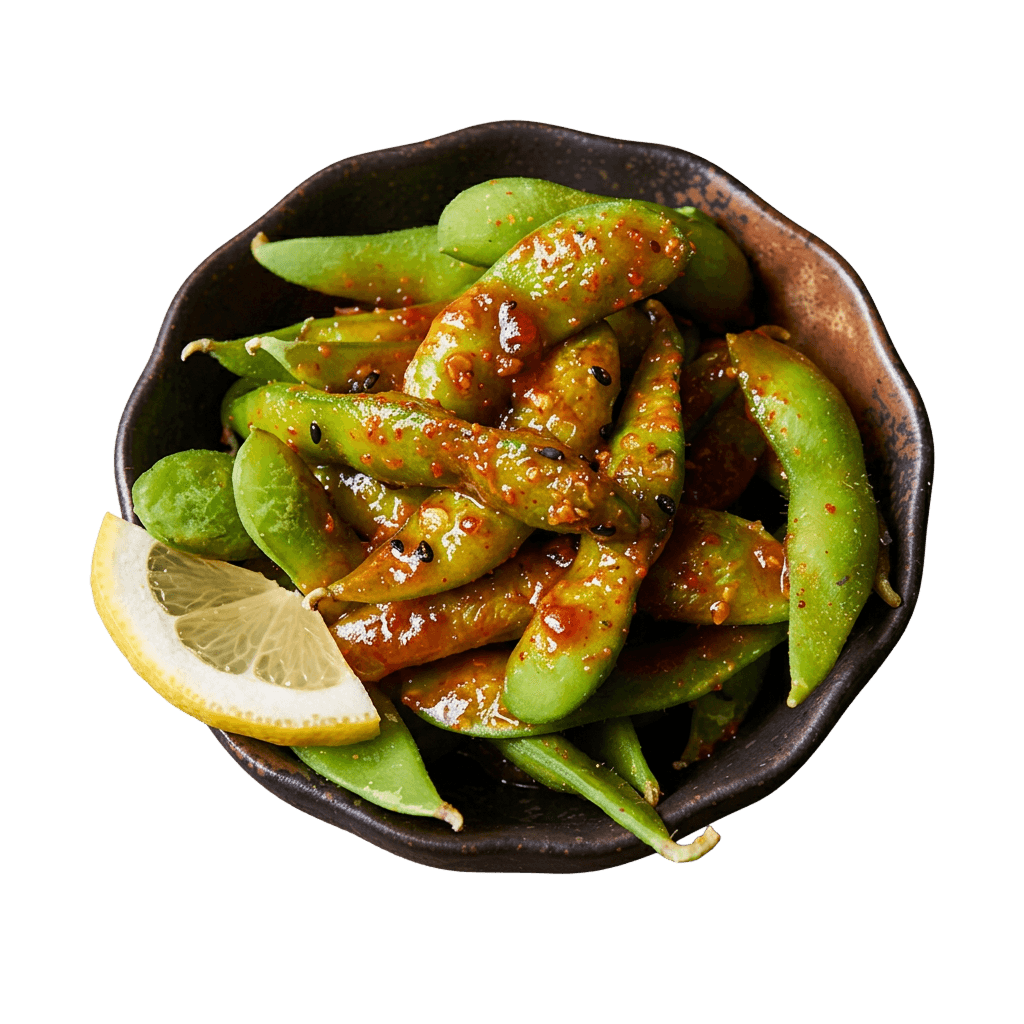 Spicy edamamebønner (V)